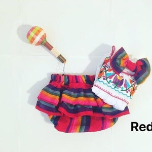 Bloeierset Mexicaanse babyoutfit