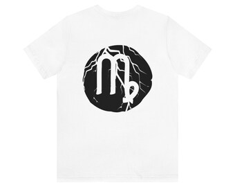Camiseta del zodiaco Virgo: Camiseta de algodón grueso con el signo de la Tierra