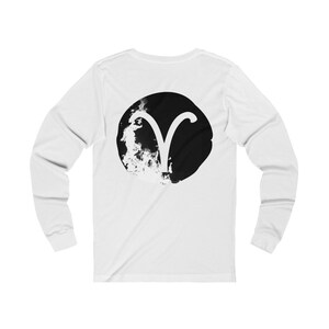 Trust Methods Zodiac Fire Sign Aries Flame Unisex Jersey Long Sleeve Tee