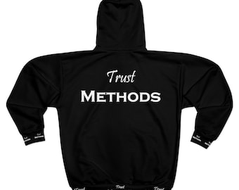 Métodos de confianza Marca DELUXE Zip Up Hoodie Negro