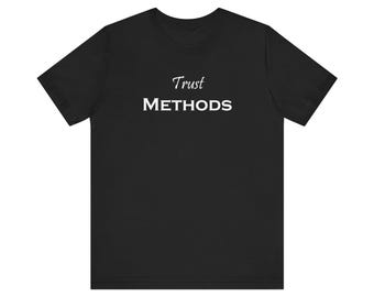 Camiseta de algodón pesado de marca Trust Methods de alta calidad