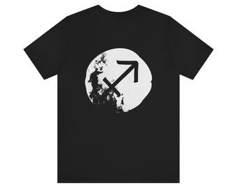 Camiseta Sagitario de Fuego: Camisa zodiacal de algodón grueso