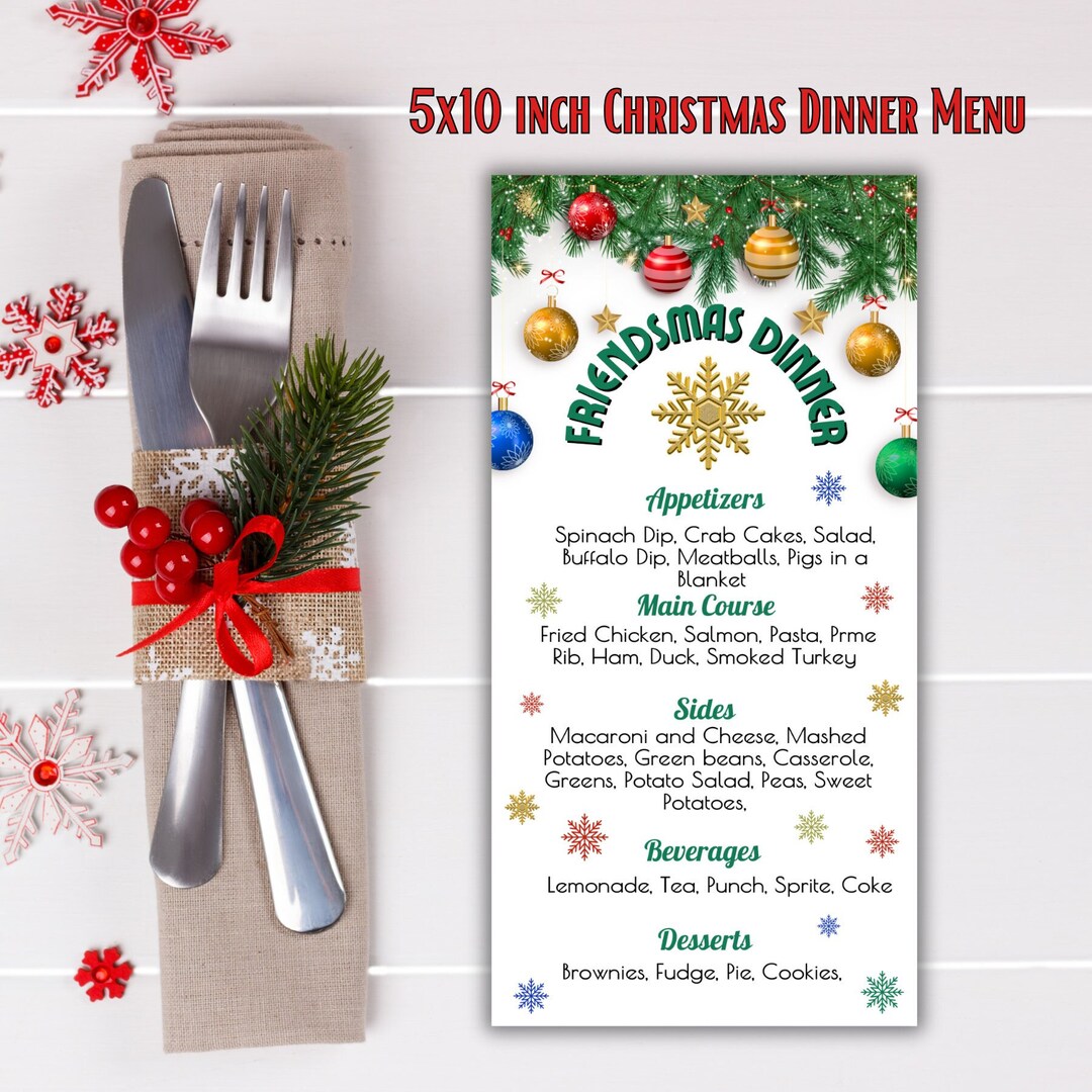 Christmas Dinner, New Years Eve Party, Holiday Dinner Party, Dinner