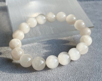 11.5mm+, Certified Top Grade Natural Gray-White Rabbit Hair Quartz Bracelet, Cat Eye Rabbit Hair Rutile Quartz Bracelet, 天然收藏级猫眼灰白兔毛手串