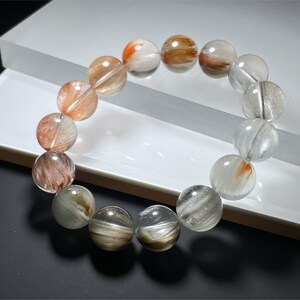 15mm+, Certified High Quality Natural Gray and Red Rabbit Hair ...