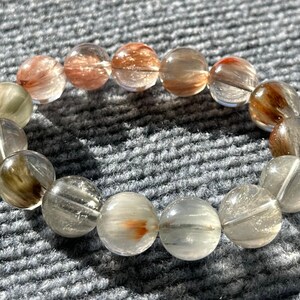 15mm+, Certified High Quality Natural Gray and Red Rabbit Hair ...