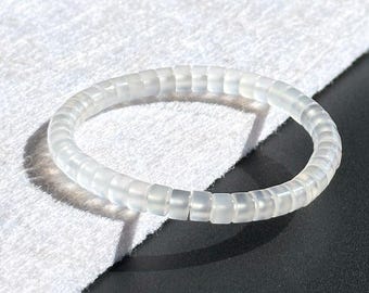 6mm, Certified Lychee Nanhong agate bracelet, 原矿九口荔枝冻南红手串