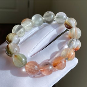 15mm+, Certified High Quality Natural Gray and Red Rabbit Hair ...