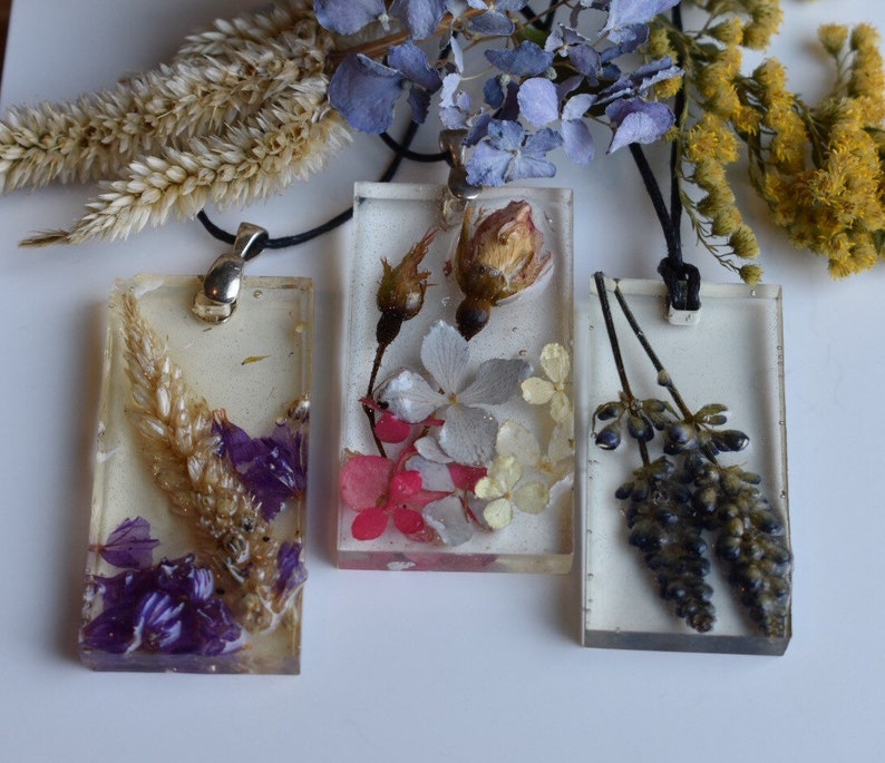Real Flowers Preserved in Epoxy Resin Etsy