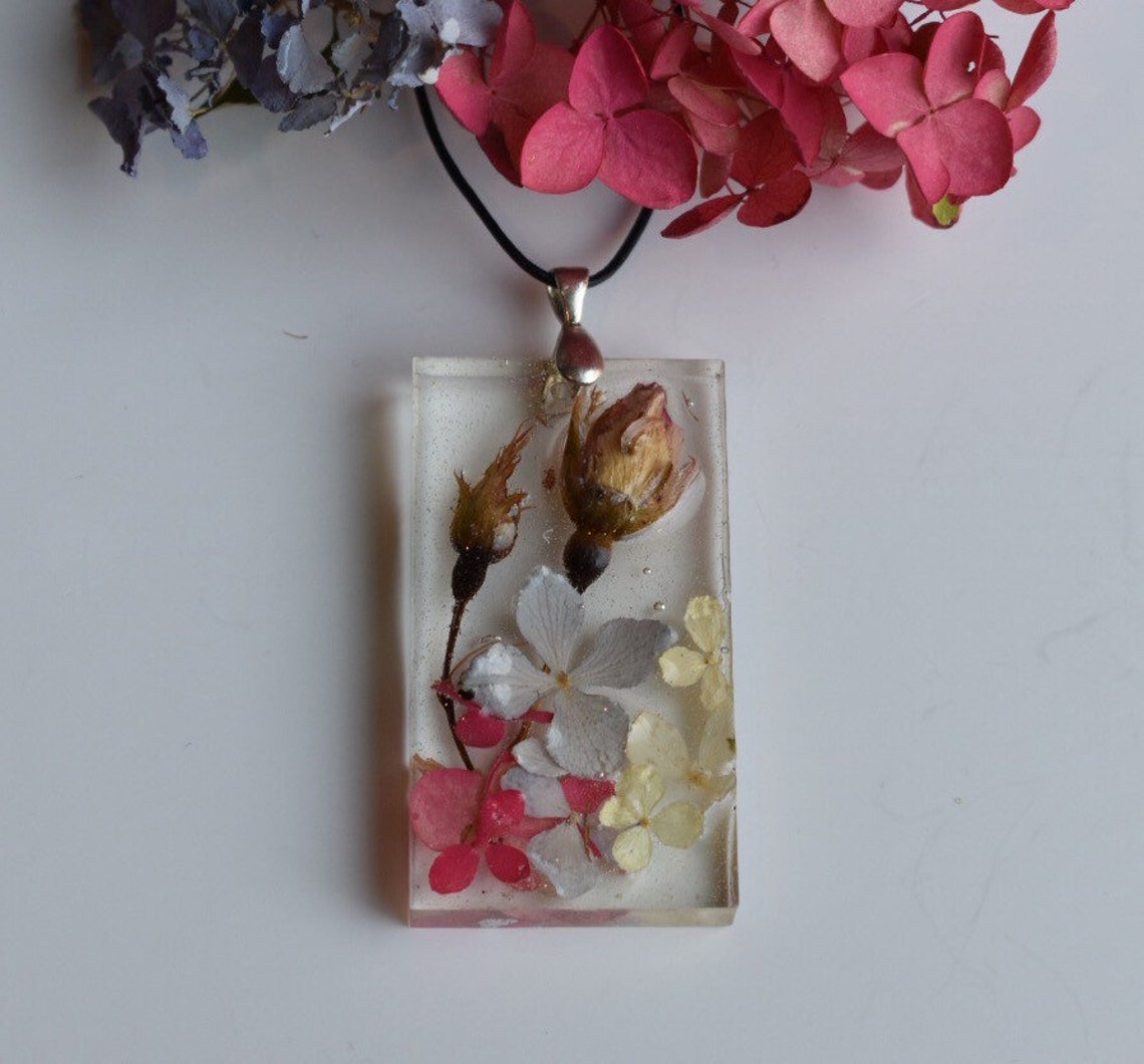 Real Flowers Preserved in Epoxy Resin Etsy