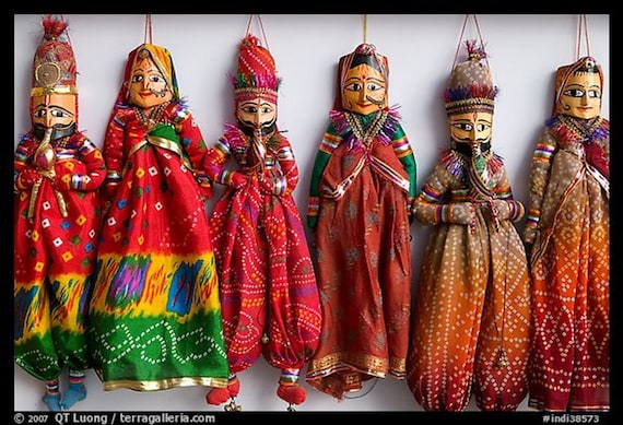 Traditional Indian puppets