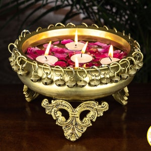 brass urli, decorative urli for home decor,