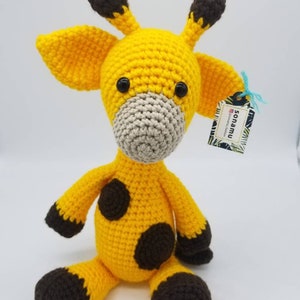 Giraffe Stuffed toy -crochet doll, Gift for baby, handmade toy, toddler gifts amigurumi, kid toy