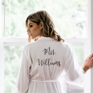 Mrs silk robe on sale