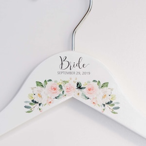 Personalized Bride Hanger - Wedding Dress Hanger - Bridal Dress Hanger - Bridal Shower Gift #PH101