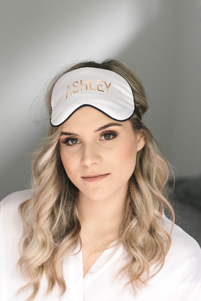 Personalized Sleep Masks Bridesmaid Eye Mask Bachelorette Etsy Ireland