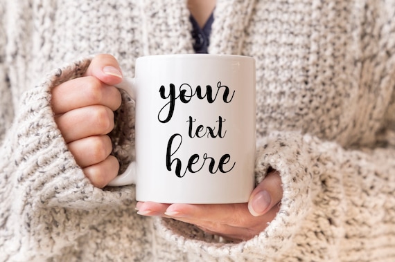 Personalized Mug, Customized Name, Your Text Mug, Your Custom Text Here Mug, Custom Quote Mug #MG13