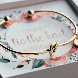 i couldn t tie the knot without you bracelet