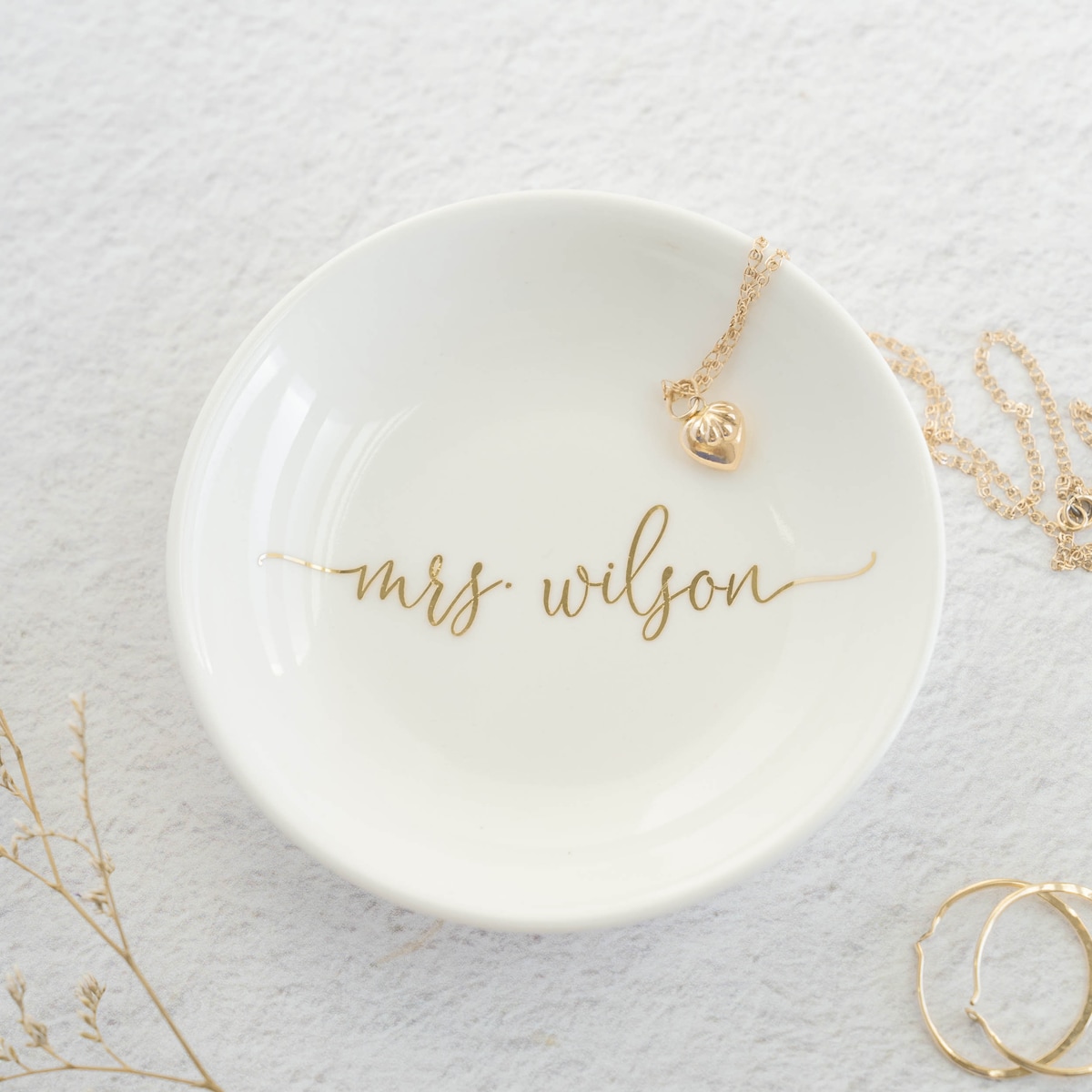 Engagement Gift Personalized Ring Dish Bridal Shower Gift Gift for Bride CF02 - Etsy