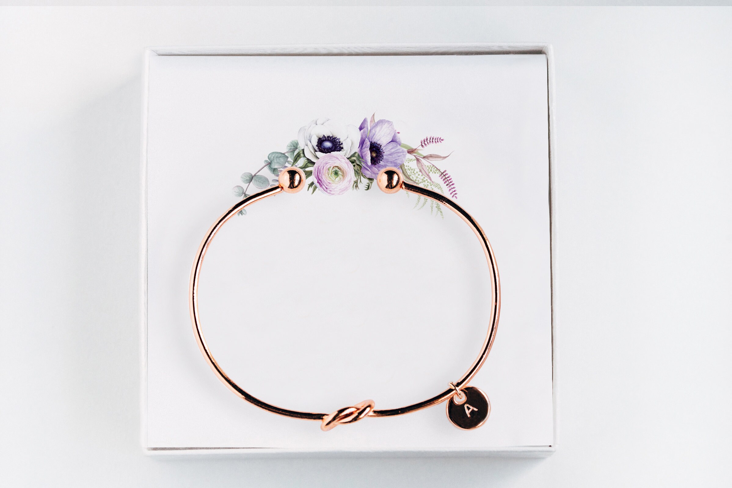 Initial Bracelet - Personalized Birthday gift - Birthday bracelet -Br…