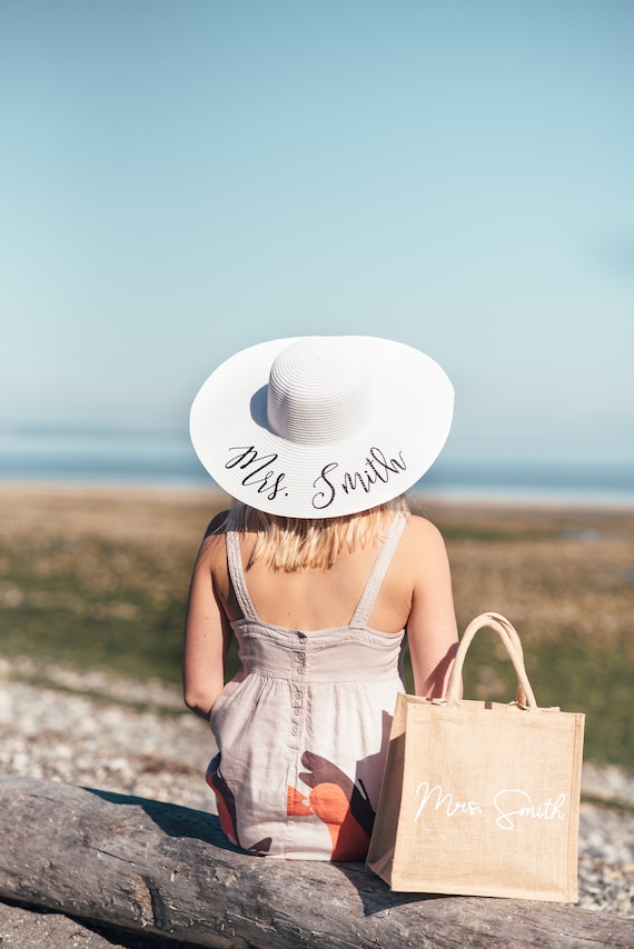 Personalized Sun Hat Bachelorette Party 