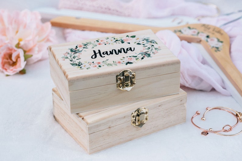 Flower Girl Gift Box Bridesmaid Gift Girl Gift Box Etsy