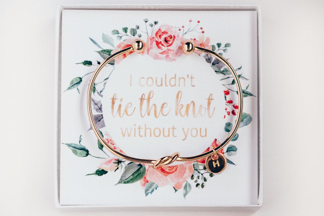 i couldn t tie the knot without you bracelet