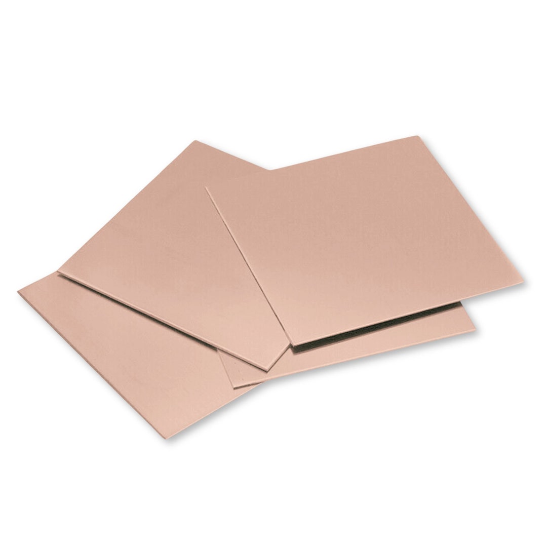 9k Solid Rose Gold Sheet Metal 375 Pink Gold Plates, Real Gold Blank
