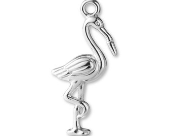 Gioielli Fenicottero Argento Set Sterling 925 Con Pietra Nascita - Collana E Orecchini Regalo Donna Orecchini Swarovski - Foto 8