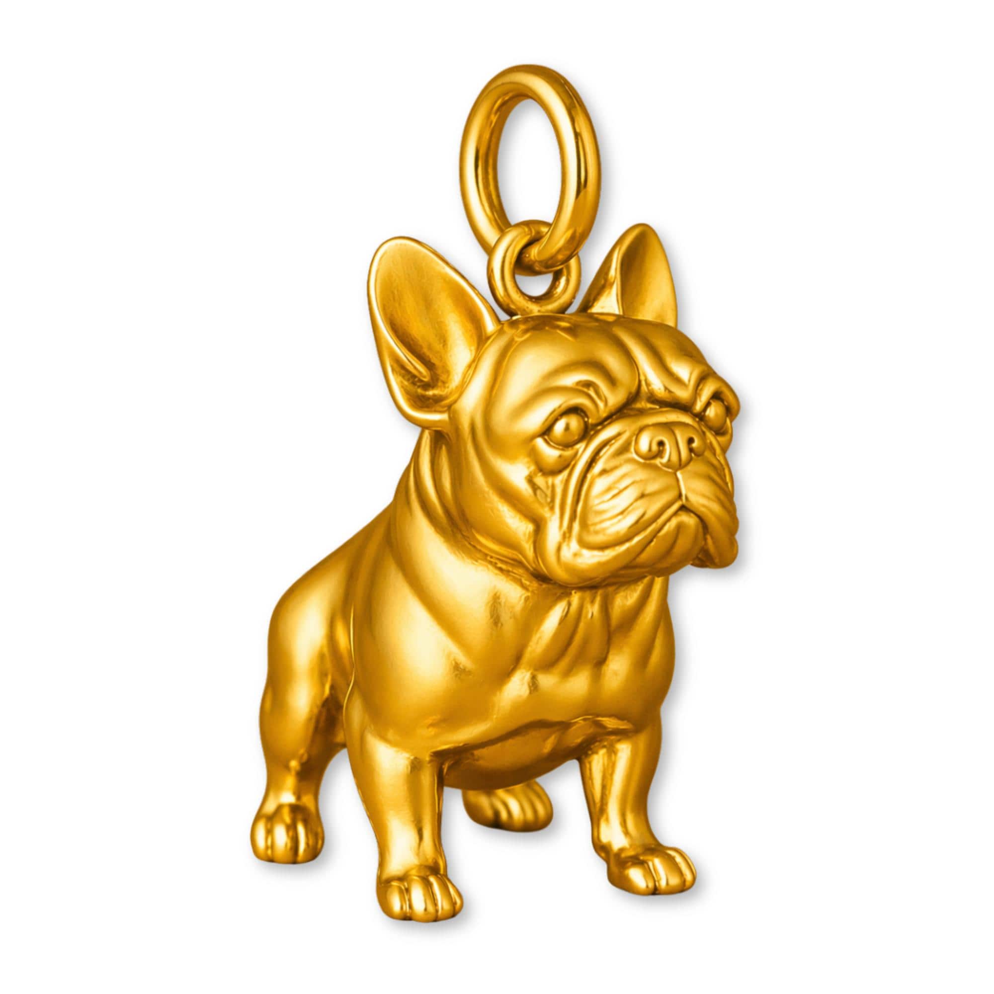 Pandora charms gold french bulldog charm - Etsy 日本