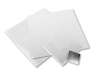 Fine Silver Sheet Metal - 999 Pure Silver Blanks - Silver Flat Sheet For Jewellery Making - Hypoallergenic Pure Silver Sheet | Ring Blank