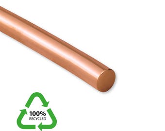 100% Recycled Copper Wire - Tarnish Resistant Soft Raw Copper for Wire Wrapping, Jewellery Making & Crafts - Bulk Pure Round Copper Wire