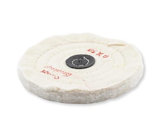 6" Calico Buffs 50 Folds | Polishing Wheels for Jewellery Buffing  | Jewellery Making Tools