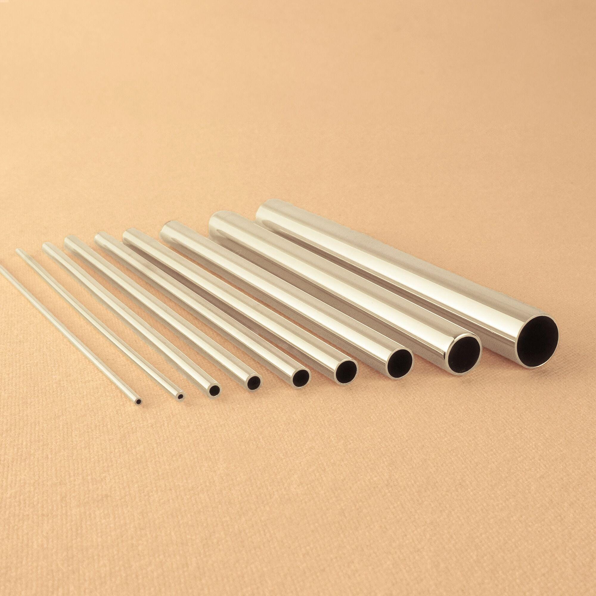 Silver Triangular Tube Sterling Silver Round Tube, 925 Silver Tubing for Jewellery Making ...