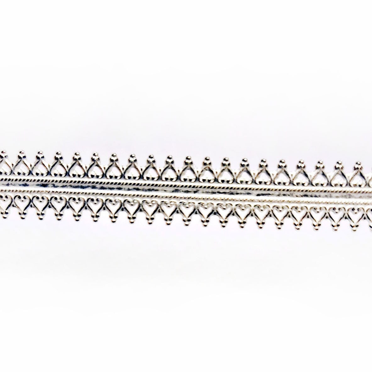 COPPER Gallery Bezel Wire Ribbon 99.9% Pure 4.8mm x .6mm 1-5 Feet Pattern  Dagger