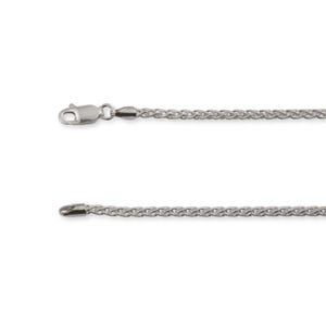 950 Platinum Wheat Chain Bracelet - Custom Length - Solid 950 Platinum - Genuine Platinum Chain Bracelet / Anklet For Women & Men