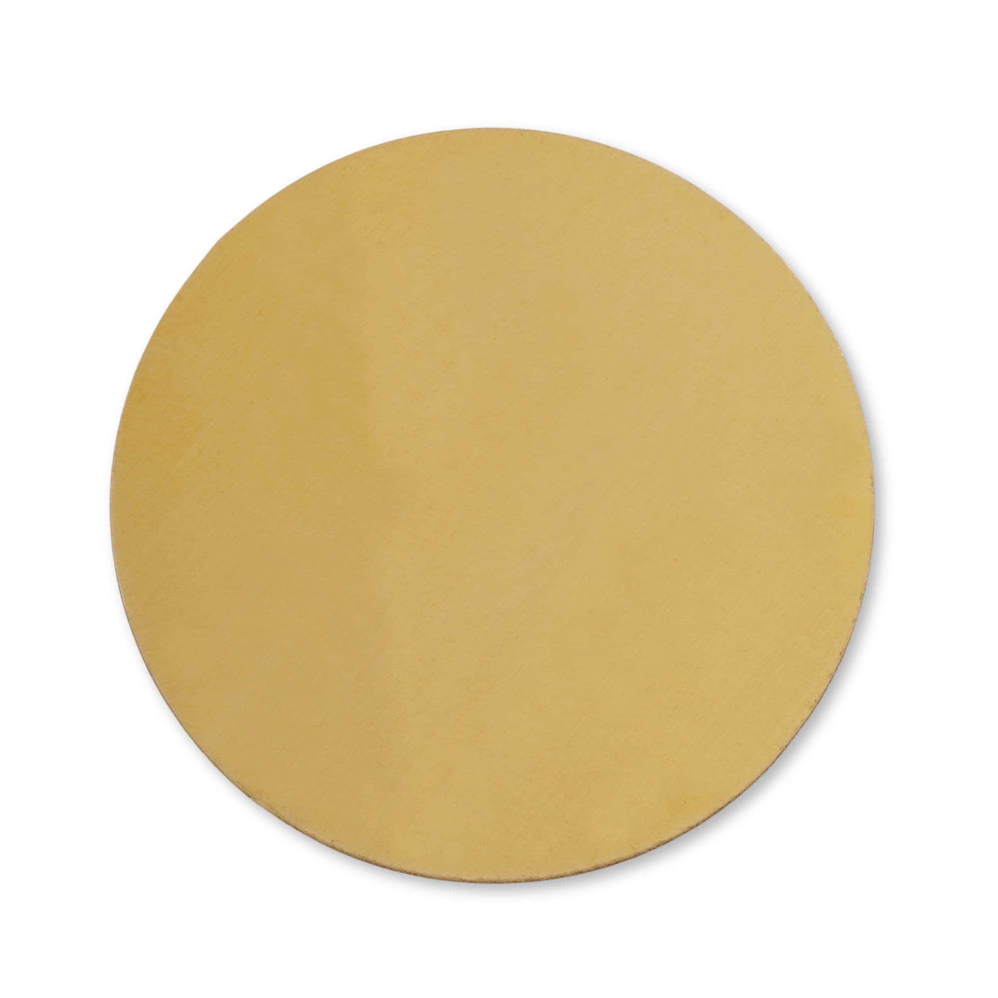9k Solid Gold Stamping Blank - 375 Yellow Gold Engravable Disc - Flat Round Circle Blank Gold Disc - Letter Pendant Blank / Coin Blank