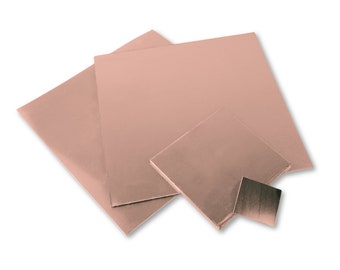 9k Solid Rose Gold Sheet Metal - 375 Pink Gold Plates, Real Gold Blank Sheet, 9ct Gold Flat Sheet, Jewellery Making & Repair, Stamping Sheet