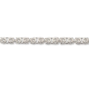 Sterling Silver Byzantine Chain Roll - Loose Chain for Permanent Jewellery Making - Bracelets, Anklets, Necklaces - Bulk 925 Silver Chain