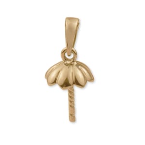 9k Solid Gold Pearl Mount with Peg - 375 Yellow Gold Pearl Cup w Bail for Half Drilled Pearls and Gems - 9ct Gold Pearl Setting - European