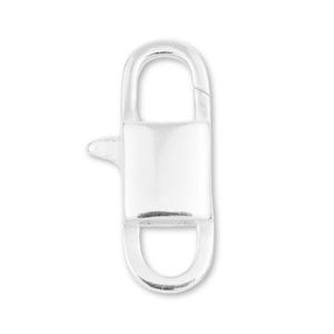 925 Sterling Silver Padlock Pill Clasp, 925 Silver Spring-Gate Clasp, Necklace & Bracelet Clasp, 925 Silver Clasps for Jewellery Making