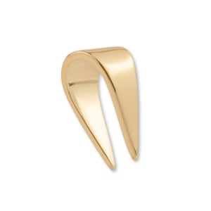 18k Solid Yellow Gold Bail, 750 Solid Gold Bail | Classic Style Pendant Bail For Soldering To Necklace / Pendant | Jewellery Making Supplies