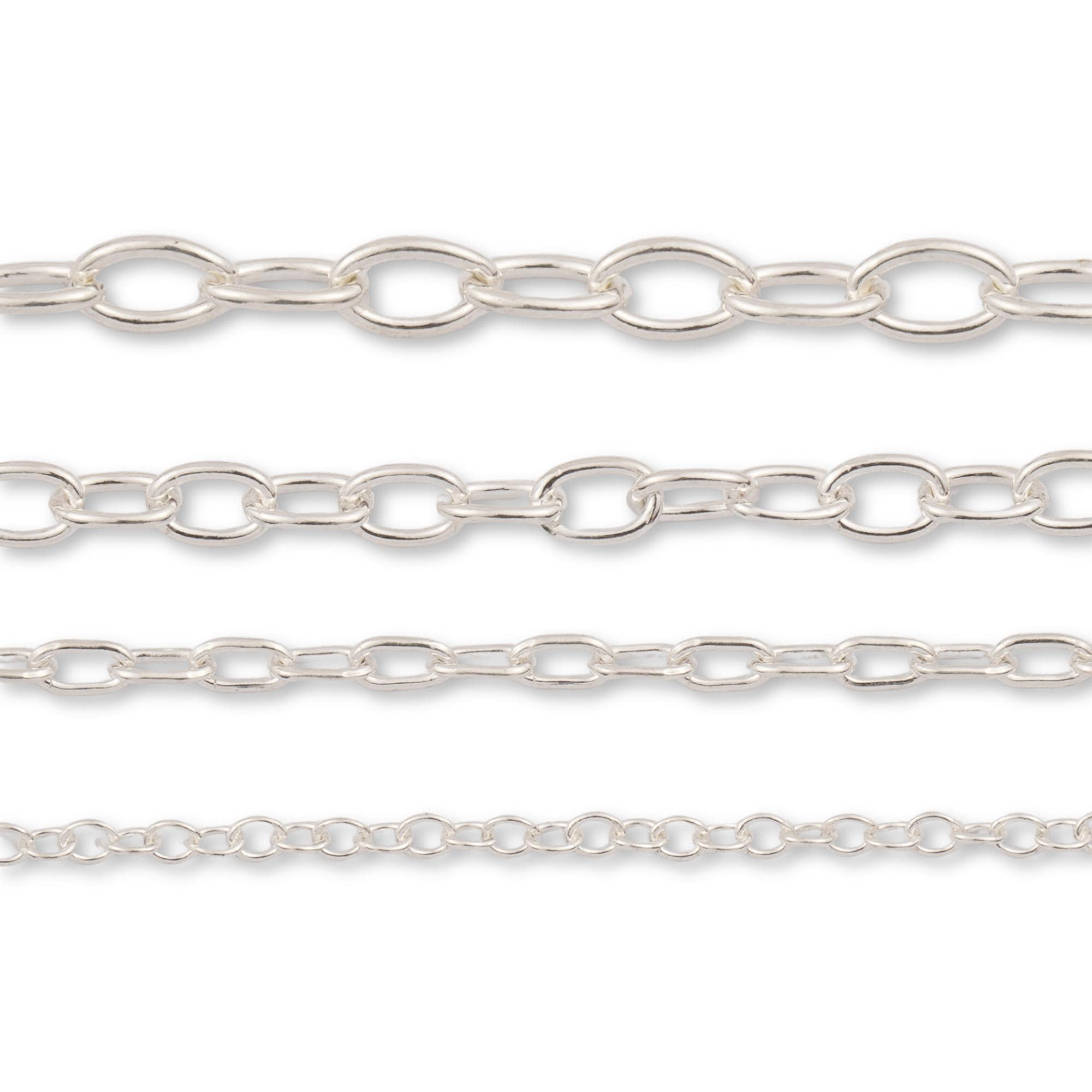 メンズ 【han's room】silver925 roll chain XL 50cm