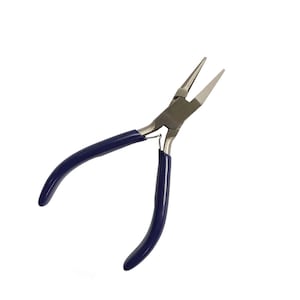 Half Flat / Half Round Nose Pliers | Premium Quality Tool Steel | Smooth Tension | Wire Bending Jewellery Pliers | Jewellery Making Tools