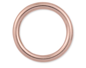 9k Rose Gold Closed Jump Rings, Thin Jump Rings For Necklace Chain Earrings, 9ct Gold Jewellery Connector Rings, Jewellery Making Supplies