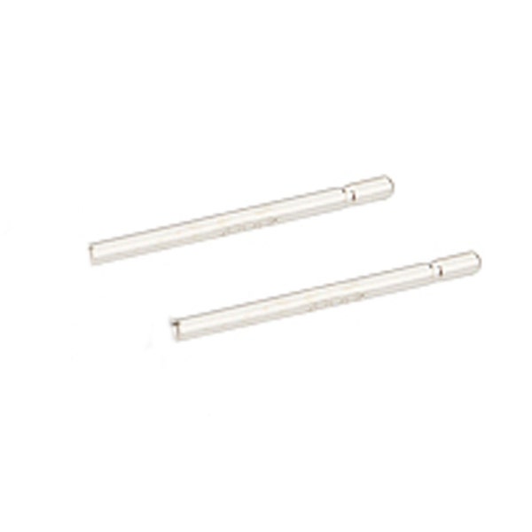 Sterling Silver Single Notch Earring Post - 925 Silver Posts For Earrings - Sold As Pair / Bulk - Silver Backing Posts / Earring Pins
