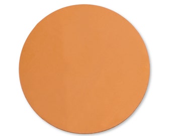 Copper Stamping Blank - Copper Engravable Disc - Flat Round Circle Blank Copper Disc - Letter Pendant Blank / Coin Blank