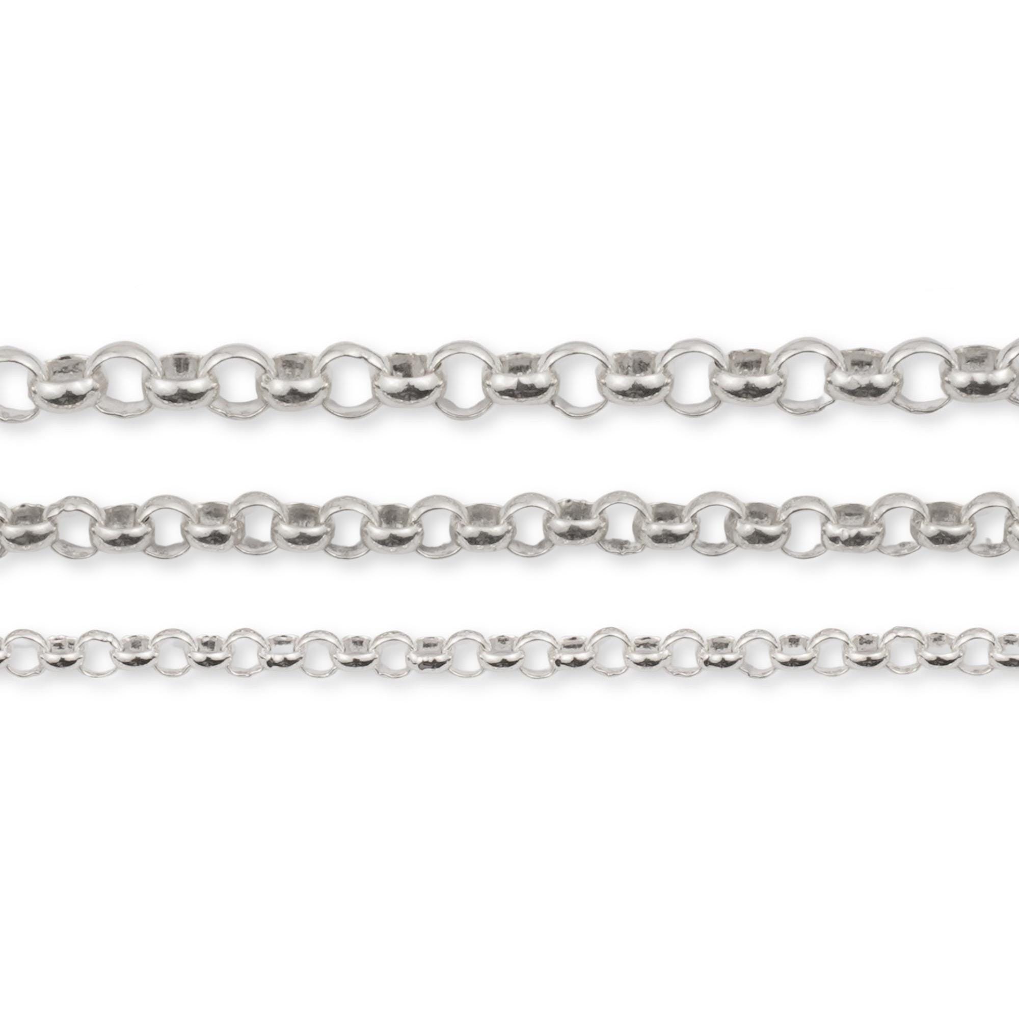 Lot 843 - 9ct gold belcher link chain necklace Lot 843 - 9ct gold belcher link chain necklace