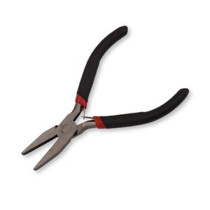 Eco Flat Nose Pliers | Quality Tool Steel | Smooth Spring Tension Beading Pliers | Wire Bending Jewellery Pliers | Jewellery Making Tools
