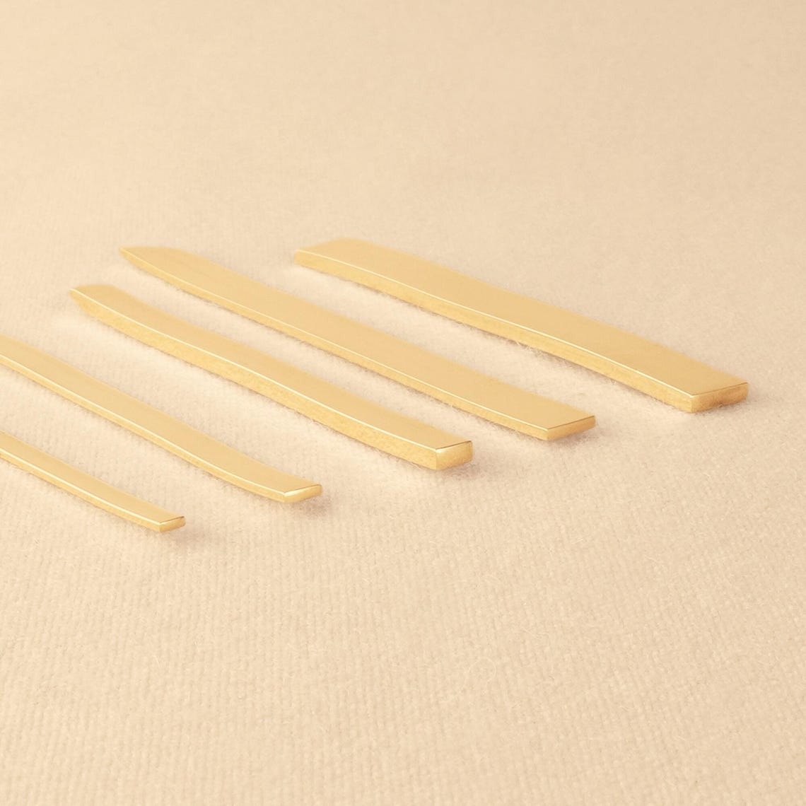 9k Solid Gold Rectangular Wire | 375 Yellow Gold Flat Wire | Bracelet ...